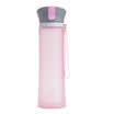 Heart Amy Samily Glass Cup Button Outdoor Fashion Creative Portable Silicone Coated Cup Pink 600ml