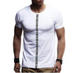 Mens Summer Sport Short Sleeve Slim Fit T Shirt