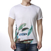 Mens Short Sleeves Print O-neck T-Shirts