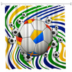 Color Bar Football Polyester Shower Curtain Bathroom Curtain High Definition 3D Printing Water-Proof