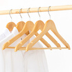 ETCONY Hanger Wardrobe Solid Wood Drying Rack Wood Clothes Stand Clothes Shelf Hanger Non-slip Pants Clothes Hanger 3 Pack YTL-162