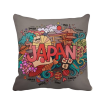 I Love Japan Asia Culture Pattern Square Throw Pillow Insert Cushion Cover Home Sofa Decor Gift