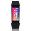 Full pass W3 color smart bracelet real-time heart rate monitoring swimming waterproof sports bracelet information call reminder touch big screen sleep monitor sapphire blue