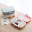 Wanshijia Pillbox Portable Small Pill Box Drug Storage Box Dispensing Box Sealing Medicine Box JD-NG-04