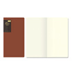 Vmo travel account book refill core base account core square dot thick version long narrow log notebook notebook C8109 brown