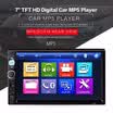 7010B 7 pulgadas Bluetooth V20 Pantalla TFT Reproductor de Audio Estéreo Reproductor MP5 12 V Auto Video Soporte AUX FM USB SD MMC Control Remoto