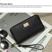 Women PU Leather Wallet Lady Card Coin Holder Long Purse Clutch Zipper Bag