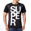 Mens Simple Casual Letters Printing Tops Short Sleeved O-Neck Pullover T-Shirts
