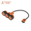 Baoer Xingke new national standard anti-swaying not bad socket for engineering household outdoor peripheral power line black with orange 25 meters 3PS-MC00001 MPSBN3EG0250