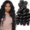 YAVIDA Hair 7A Brazilian Loose Wave Virgin Hair 4 Bundles Brazilian Virgin Hair Weave Bundles Brazilian hair