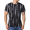 Fashion Mens Short Sleeve Round Neck Pullover Printing T-Shirt