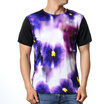Fashion Mens O-neck Flowers Leaf Print Pullover T-Shirts