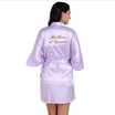 Mother of the Groom Robe Wedding Silk Satin Dressing Gown Sleepwear Bathrobe New