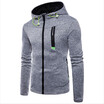 Mens Fashion Zipper Sweatshirt Casual Long Sleeve Tops Hooded Sport Hooded Coat