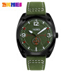 Heren Horloges Top Brand Luxe SKMEI Waterdichte Lederen Militaire Sport Quartz Horloge Voor Mannen Mannelijke Klok Relogio Masculi