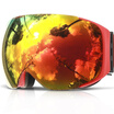 Benice Frameless Design Ski Goggle Snow Glasses UV400- Protection & Multi-Color Double Anti-fog Lens Snowboard Skiing Goggle