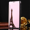 Samsung Galaxy ON5ON7 2016 Luxury Mirror View Mirror PU Cover Flip Smart Clear Window Phone Case