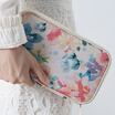 Passport bag ID package portable card bag handbag multi-function storage bag flower spring