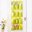 2pcs cloth fabric folding underwear storage bag 12 finishing toys storage bag dust bag mesh cloth hanging