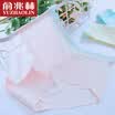 Yu Zhaolin underwear transparent breathable lady without a trace of a sexy waist thin wave ice silk solid cotton jacket briefs summer mixed 3 M code