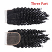 NamiHair Wholesale Price Curly Wave 4x4 Lace Closure Brazilian Virgin Human Hair Free Part Middle Part Three Part Remy Human Hair