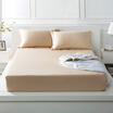 Kangxin bedding home textiles 60 satin cotton mattress cotton hotel pure color bedspread single white 180cm200cm35cm