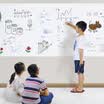 Qinglan rewritable whiteboard wall stickers childrens graffiti board stickers office training self-adhesive removable whiteboard 60200CM gift 3 pens