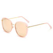 2018 women Oversiz Sunglasses Lady New Designer round Retro Sunglasses Woman Coat Pink Sun Protection Sunglasses Fashion accessori