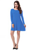 Womens Swing T-Shirt Dress with Pockets
