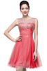 Short Beaded Prom Evening Formal Dress Party Bridesmaid Cocktail Homecoming Pageant Gown