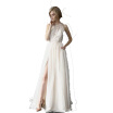 Boho Sexy Side Slits A Line Light Wedding Dress