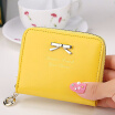 Fashion Women Coin Purses Bow Knot Zipper Leather Wallet Money Card Holder Bag