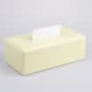 Youjialiangpin box leather tissue box living room tray home brown sheepskin