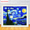 DIY 5D Full Diamonds Mosaic Diamonds Embroidery Van Goghs sky Square Diamond Painting Cross Stitch Kits Home Decoration