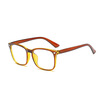 New Fashion Computer Glasses Frame Women Men Anti-blue Radiation Protection Flat Mirror Square Frame Eyeglasses With glasses box
