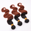 Ombre Cheap Black Weft Body Wave Brazilian Hair Bundles for Sale 8A Best Quality Real Virgin Hair Extension 5 Pcs DHL Free Ship