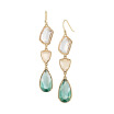 Gem Crystal Water Drop Wome Earrings