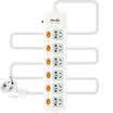 Eastman Etman five sub-control 3 m 5 independent switch socket overload protection plug home wiring board