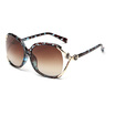 Vintage Women Sunglasses Summer Big Frames Luxury Flower Eyeglasses Gradient HD Clear glasses