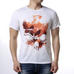 Mens Short Sleeves O-neck Print T-Shirts