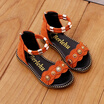 Girls Sandals Summer Kids Shoes 2018 Children Zip Gladiador Princess Sandals For Girls Rivets