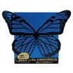 Tesco JEX Japan imported water-soluble lubricity charm Butterfly Radiant Double Run 1 Pack Male Condom Meter Fun Condom