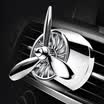 Di Galen car perfume car supplies air conditioning air outlet aromatherapy car perfume clip fan air force three perfume seat ornaments pendant in addition to odor air fresh bright silver