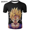 Summer New Mens Fashion Anime T-shirt Seven Dragon Ball Print Cosplay Casual T-Shirt US SizeS XXXXL