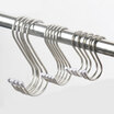 Bingyou stainless steel S hook bold 42mm meat hook kitchen hook universal stainless steel s-type hook crossbar hook 11 cm 10