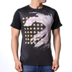 Fashion Mens Short Sleeve Round Neck Pullover Star Printing T-Shirt