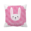 Happy Easter Festival Bunny Pattern Square Throw Pillow Insert Cushion Cover Home Sofa Decor Gift