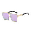 Fashion Oversized Square Men Sunglasses Hot Popular Women UV400 Gradient Vintage Brand Designer Eyeglasses Frames Rimless Glass