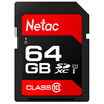 Netac 64GB SD Card 80MBs SLR Digital Camera High Speed ​​Memory Card HD Camera SDXC UHS-I Memory Card U1 Class10 Technology Red Netac 64GB SD Card 80MBs SLR Digital Camera High Speed ​​Memory Card HD Camera SDXC UHS-I Memory Card U1 Class10 Technology Red