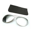 Unisex Square Polarized Clips for Eyeglasses Cool Sunglasses Clip-on Flip-up